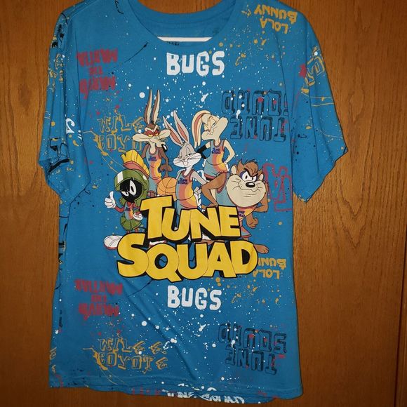 Space Jam Tops Mens Unisex Medium Blue Space Jam Graphic Tee Poshmark